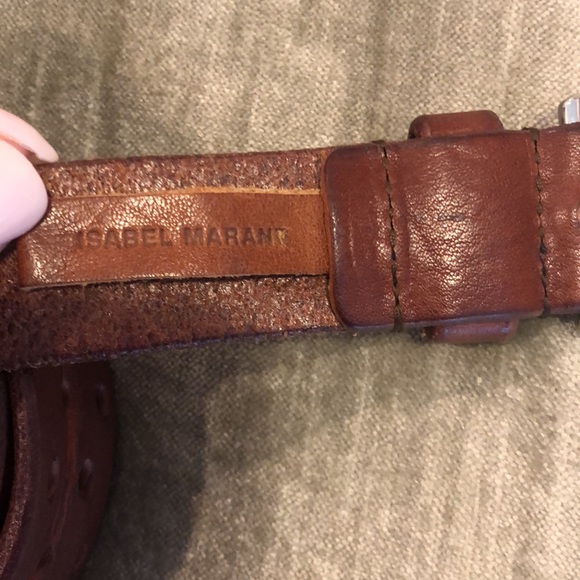 Isabel Marant brown leather belt, size small - Picture 2 of 4